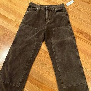 Urban Outfitters, Men’s BDG, olive green corduroy pants. Brand new, with tags.